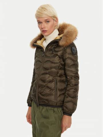 Blauer Пуховик 24WBLDC03048 Зелений Regular Fit Blauer Пуховик 24WBLDC03048 Зелений Regular Fit