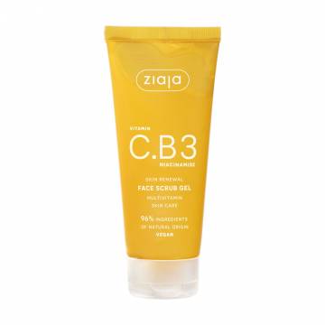 Отшелушивающий гель для лица Ziaja Vitamin C.B3 Niacinamide, 100 мл Отшелушивающий гель для лица Ziaja Vitamin C.B3 Niacinamide, 100 мл