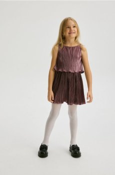 Reserved - Сукня з блискучої тканини - буряковий - 610BF-83X