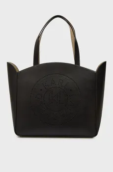 Женская черная кожаная сумка circle Черный ONESIZE Karl Lagerfeld A3W30043