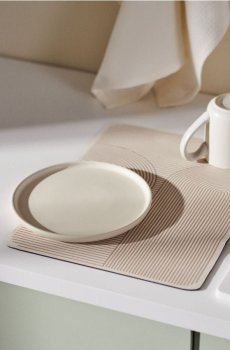 Сушарка для посуду - кремовий