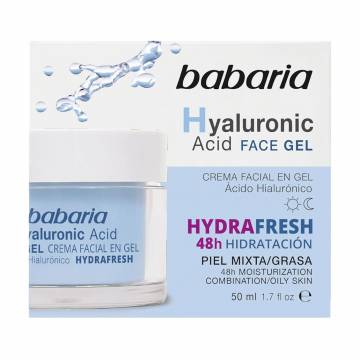 Гель для лица Babaria Hyaluronic Acid Face Gel, 50 мл Гель для лица Babaria Hyaluronic Acid Face Gel, 50 мл