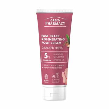 Крем для ног Green Pharmacy Fast Crack Regenerating Foot Cream против трещин, 75 мл