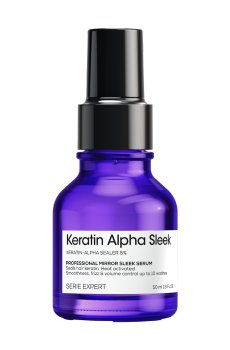 Сыворотка LOreal Professionnel Serie Expert Keratin Alpha Sleek Serum для гладкости и контроля пушистости волос, 50 мл