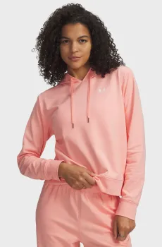 Женское розовое худи Sport Terry Hoodie Розовый XL Under Armour 6011015-603