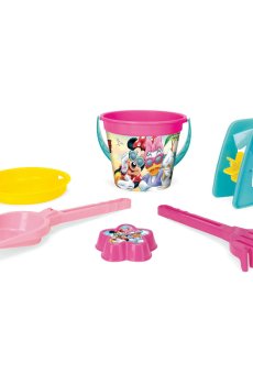 Детский набор для песка Wader Disney Минни Маус, 35.5*23.5*21.5 см, от 1 года, 6 элементов (77437)