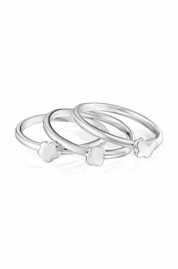 Серебряное кольцо Tous 3 шт Bold Motif Серебряное кольцо Tous 3 шт Bold Motif