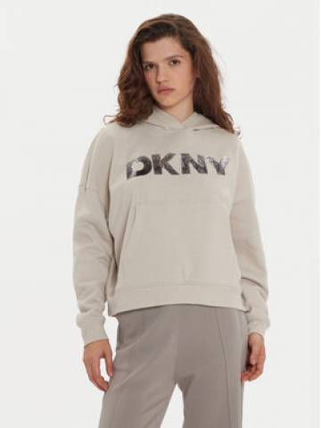 DKNY Світшот DP4T1031 Бежевий Regular Fit DKNY Світшот DP4T1031 Бежевий Regular Fit