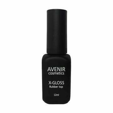 Топовое покрытие для гель-лака Avenir Cosmetics X-Gloss Rubber Top, 12 мл Топовое покрытие для гель-лака Avenir Cosmetics X-Gloss Rubber Top, 12 мл