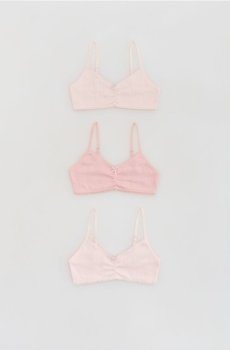 Reserved - 3 топи білизняні на бретельках - пильно-рожевий - 897IH-39X