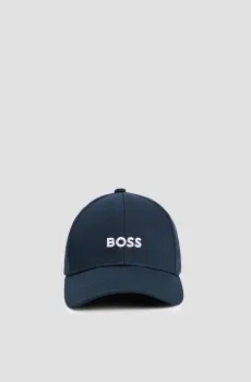 Мужская темно-синяя кепка Синий ONESIZE BOSS 50495121;404