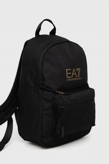 Рюкзак EA7 Emporio Armani цвет чёрный маленький однотонный Рюкзак EA7 Emporio Armani цвет чёрный маленький однотонный