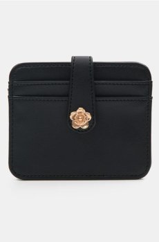 Маленький гаманець з візитницею - чорний