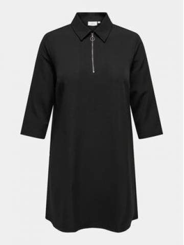 ONLY Carmakoma Повсякденна сукня 15302863 Чорний Regular Fit ONLY Carmakoma Повсякденна сукня 15302863 Чорний Regular Fit