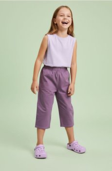 Клоги з ремінцем на п’яті - Фіолетовий