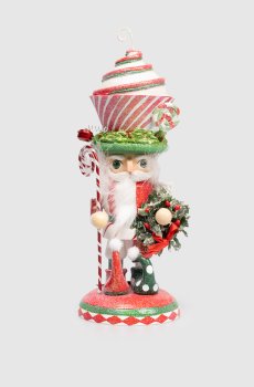 Красная статуэтка Hollywood Cupcake Swirt Hat-Nutcrackers