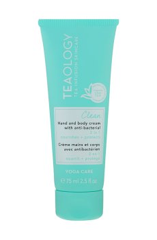 Уценка! Антибактериальный крем для рук и тела Teaology Clean Hand And Body Cream With Anti-Bacterial в упаковке Конфета, 75 мл
