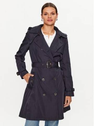 Lauren Ralph Lauren Демісезонний плащ 297918585002 Cиній Regular Fit Lauren Ralph Lauren Демісезонний плащ 297918585002 Cиній Regular Fit