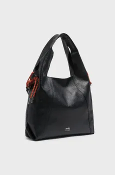 Женская черная кожаная сумка Черный ONESIZE Bimba Y Lola 252BBBJ8C.12000