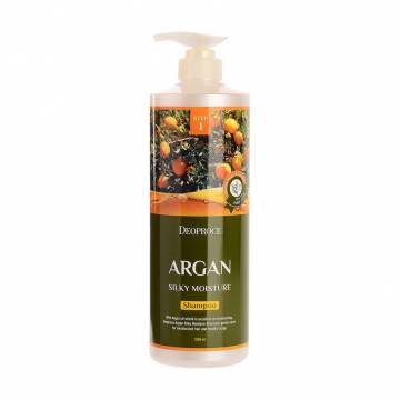 Увлажняющий шампунь для волос Deoproce Argan Silky Moisture Shampoo для поврежденных волос, 1 л Увлажняющий шампунь для волос Deoproce Argan Silky Moisture Shampoo для поврежденных волос, 1 л