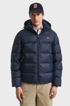 Мужская темно-синяя куртка CLOUD Синий S Gant 7006534