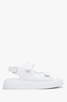 Сандалі шкіряні білі Estro ER00112650