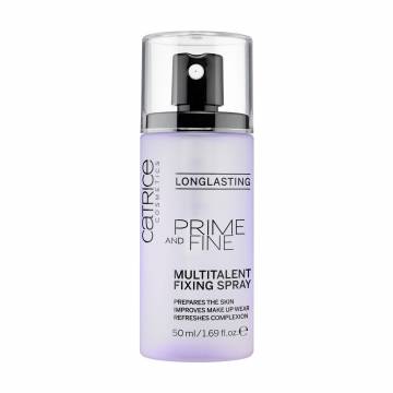 Спрей для фиксации макияжа Catrice Prime And Fine Multitalent Fixing Spray, 50 мл Спрей для фиксации макияжа Catrice Prime And Fine Multitalent Fixing Spray, 50 мл