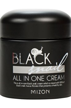 Крем для лица Mizon Black Snail All In One Cream с фильтратом слизи черной улитки, 75 мл