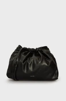 Женская черная сумка DRAWSTRING SHOULDER BAG Черный ONESIZE Calvin Klein LV04K3027G