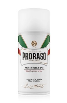 Пена для бритья Proraso White Line Anti-Irritation, для чувствительной кожи, 300 мл