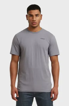 Мужская серая футболка Slim Серый XXL G-Star RAW D19070,C723