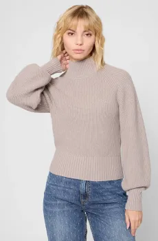 Женский бежевый шерстяной гольф Серый M HUGO 50548292;273