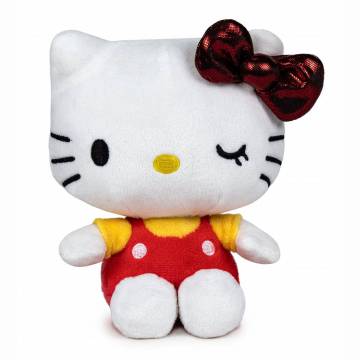 Мяка іграшка Hello Kitty Хелло Кітті Ювілейна 50 Червоний бантик 16 см (760023868/2) Мяка іграшка Hello Kitty Хелло Кітті Ювілейна 50 Червоний бантик 16 см (760023868/2)