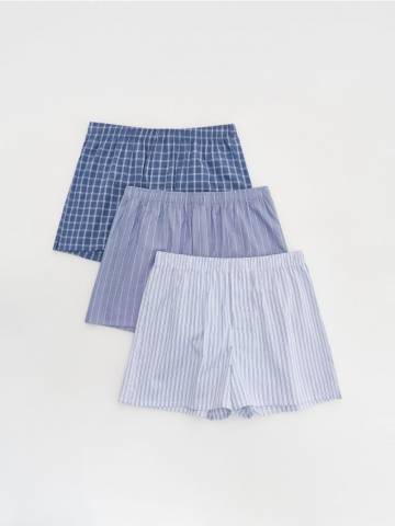 Reserved - Боксери loose, 3 штук - steel blue - 597CS-95X Reserved - Боксери loose, 3 штук - steel blue - 597CS-95X