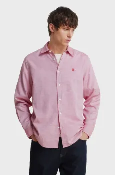 Мужская розовая рубашка Розовый M SPRINGFIELD 273622