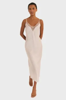 Женская белая ночная рубашка MASCARADE Белый L Etam 6557723