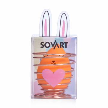 Бьюти блендер Sovart на подставке, оранжевый Бьюти блендер Sovart на подставке, оранжевый