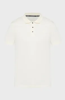 Мужское белое поло Белый 3XL Karl Lagerfeld 562200.745000;80