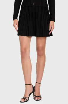 Женская черная плиссированная юбка Черный XS Guess W5BD1O.Z2YK2;JBLK