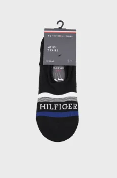 Мужские черные следы (2 пары) FOOTIE TAB Черный 43-46 Tommy Hilfiger 701232938
