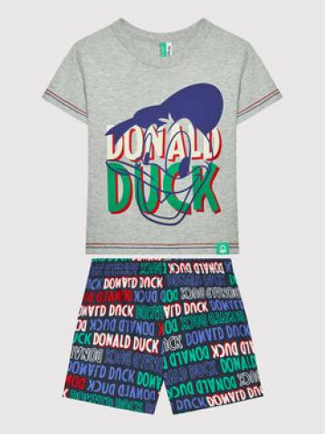 United Colors Of Benetton Піжама DISNEY 3BVX0P00T Сірий Regular Fit United Colors Of Benetton Піжама DISNEY 3BVX0P00T Сірий Regular Fit