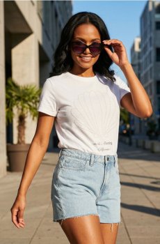 Футболка з короткими рукавами - білий