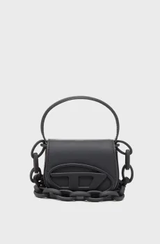 Женская черная кожаная сумка 1DR Черный ONESIZE Diesel X08709 P6248