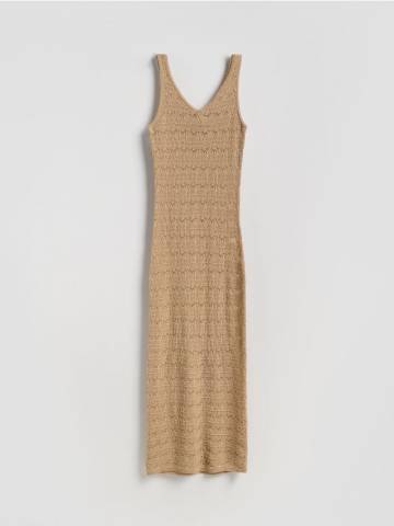 Reserved - LADIES` DRESS - бежевий - 870GC-08X Reserved - LADIES` DRESS - бежевий - 870GC-08X