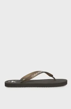 Женские черные вьетнамки BEACH SANDAL TRANSPARENT TPU Черный 36 Calvin Klein YW0YW01829