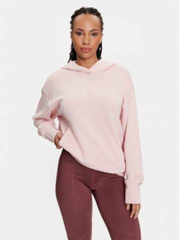 adidas Світшот ALL SZN French Terry IY6812 Рожевий Loose Fit adidas Світшот ALL SZN French Terry IY6812 Рожевий Loose Fit