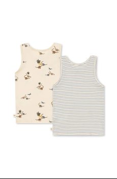 Детский топ Konges Sløjd BASIC 2 PACK TANKTOP GOTS 2 шт