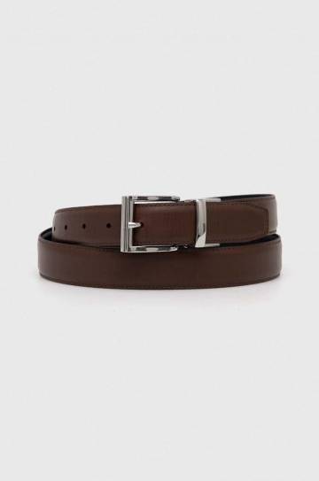 Двухсторонний кожаный ремень Polo Ralph Lauren мужской цвет чёрный Двухсторонний кожаный ремень Polo Ralph Lauren мужской цвет чёрный