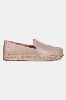 Эспадрильи Toms PALE ROSE METALLIC SUEDE