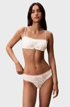 Женские белые трусики Белый M Calvin Klein LV00QF8632